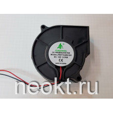 Вентилятор УЛИТКА 75*75*30-12VDC (0.34) втулка (SLEEVE)