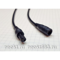 Разъёмы 2PIN (ВИЛКА И РОЗЕТКА) ЧЁРНЫЕ IP65