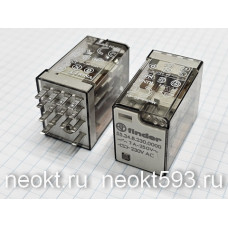 55.34.8.230.0000 -220VAC (HJQ22F-4Z-220VAC) реле FINDER