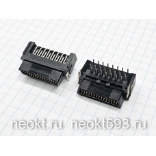 6321D-30RD разъём SCSI угловой на плату WCON
