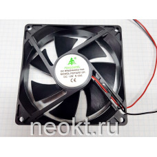 Вентилятор 92*92*25-12VDC (0.3A) втулка (SLEEVE)