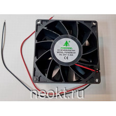Вентилятор 92*92*38-24VDC (0.45A) шарик (BALL)