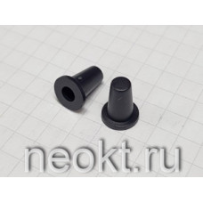 Колпачок круглый A-07 ЧЕРНЫЙ