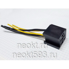 Колодка для реле TRV6 с проводами 4PIN (AUTORELAY SOCKETS 327)