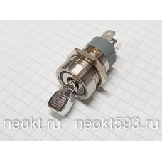 GQ16 KN тумблер антивандальный с подсветкой (красная) GQ16 KN тумблер антивандальный с подсветкой (красная)