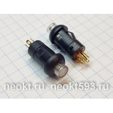 PS001-N11 кнопка без фиксации с подсветкой