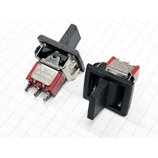 RLS123-F1 тумблер 3 pin (ON)-OFF-(ON) без фиксации в две стороны