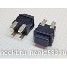 SC7097 кнопка без подсветки. без фиксации. чёрная