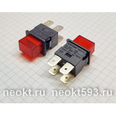 SC7097L кнопка с фиксацией красная