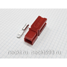 SP-75 КРАСНЫЙ однополюсный разъем для аккумуляторов