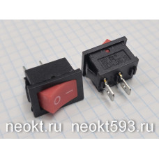 SWR-41 переключатель без подсветки c КРАСНОЙ клавишей