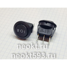 SWR-47 без подсветки ЧЁРНАЯ 3 положения, 3 контакта