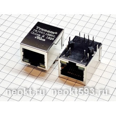 TRJ-0011BBNL гнездо RJ45 на плату с трансформаторами и светодиодами