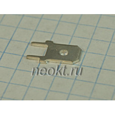 Клемма ножевая вертикальная на плату 6.3S