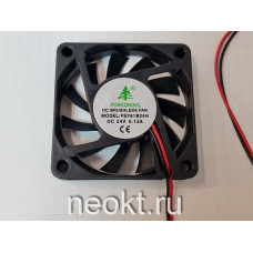 Вентилятор 60*60*10-24VDC (0.12A) шарик (BALL)