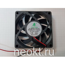 Вентилятор 70*70*15-24VDC (0.2A) втулка (SLEEVE)