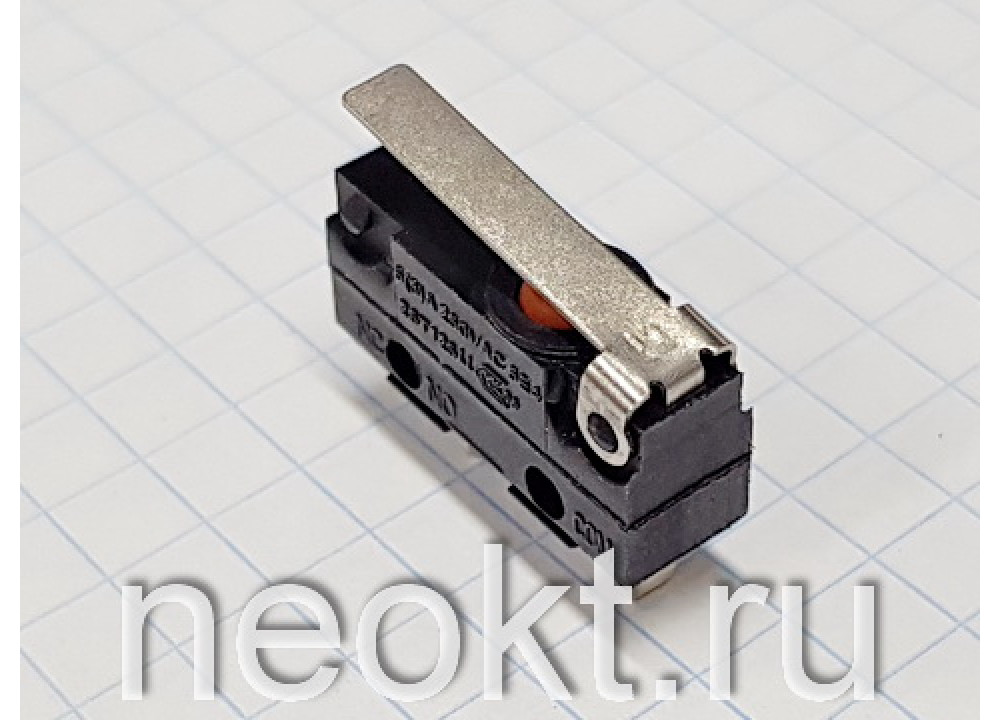 Герметичный микропереключатель №9 (пластина 19мм) 3-5A/250V BAOKEZHEN