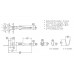 Контакт MF3-M с чёрным проводом 0.3m AWG24