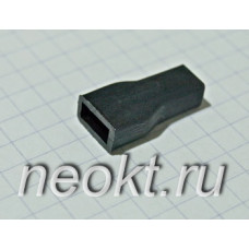 Пластиковая изоляция на клемму 6.3F чёрная