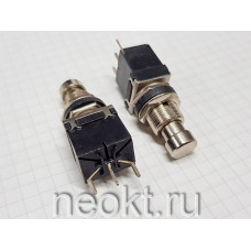 PBS24-102P (переключатель металлический с фиксацией ON-ON)