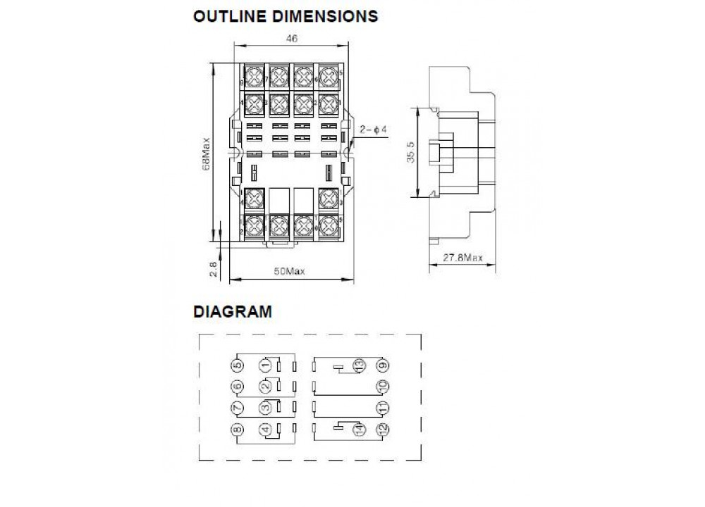 Клеммник чертеж dwg