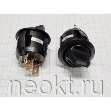 Выключатель R13-112LP ON-OFF зелёная подсветка