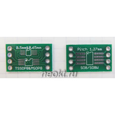 SOIC 08 N макетная плата