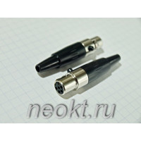 mini XLR-06F розетка на кабель